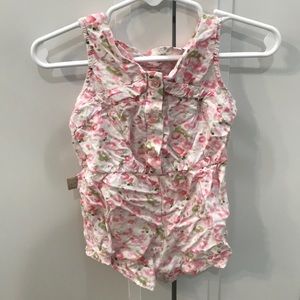 Dave & Bella flower sleeveless romper